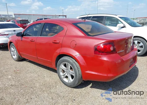 2013 Dodge Avenger Se from USA, damaged, VIN 1C3CDZAB1DN589112